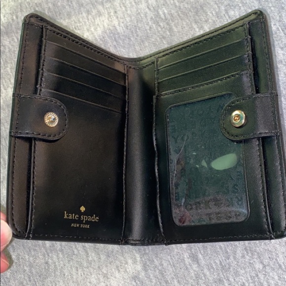 KATE SPADE BLACK LEATHER WALLET - Picture 4 of 8